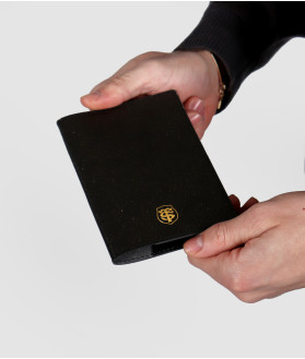 Porte Passeport Cuir Recyclé Made in France Stade Toulousain 1