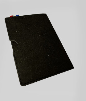 Porte Passeport Cuir Recyclé Made in France Stade Toulousain 5