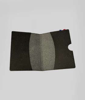 Porte Passeport Cuir Recyclé Made in France Stade Toulousain 6