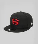 Casquette Unisexe New Era Visière Plate 9FIFTY Stade Toulousain noire 1
