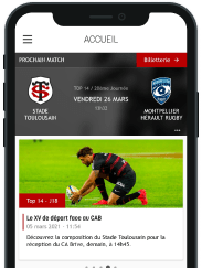 Application Mobile Stade Toulousain